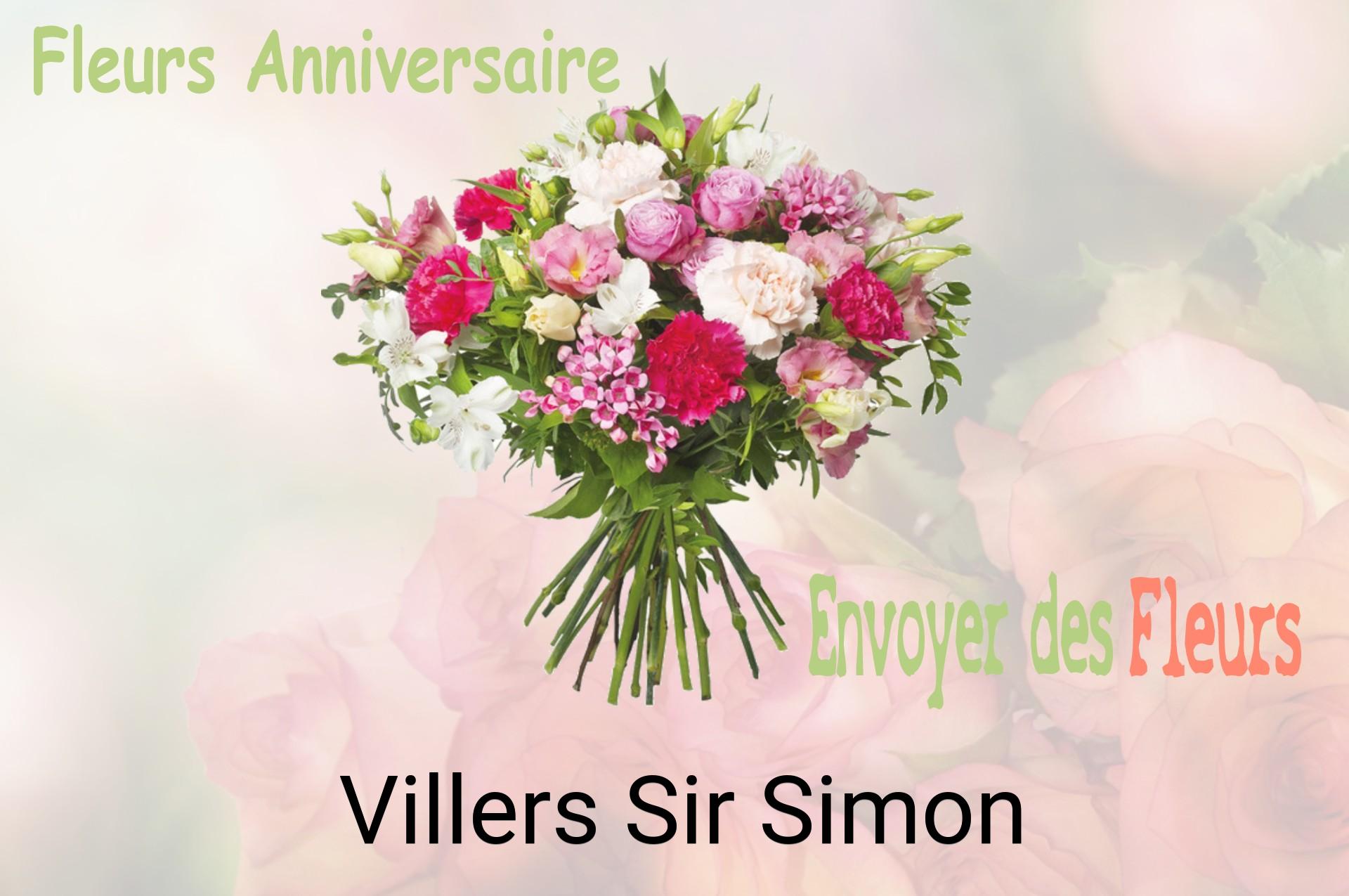 Bouquet de fleurs d’anniversaire livré à Villers-Sir-Simon